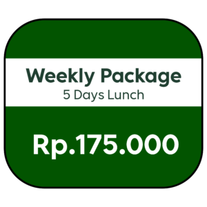 Weekly School Lunch Box Package