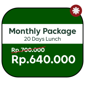 Monthly School Lunch Box Pacakage